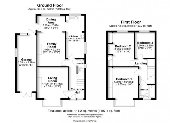 Floorplan for Wellington Road, St. Albans