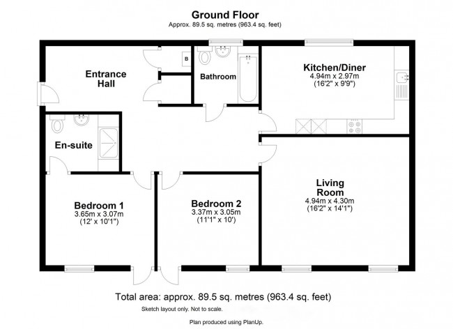 Floorplan for St. Stephens Hill, St. Albans