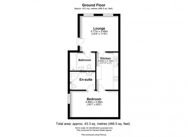 Floorplan for Hatfield Road, St. Albans