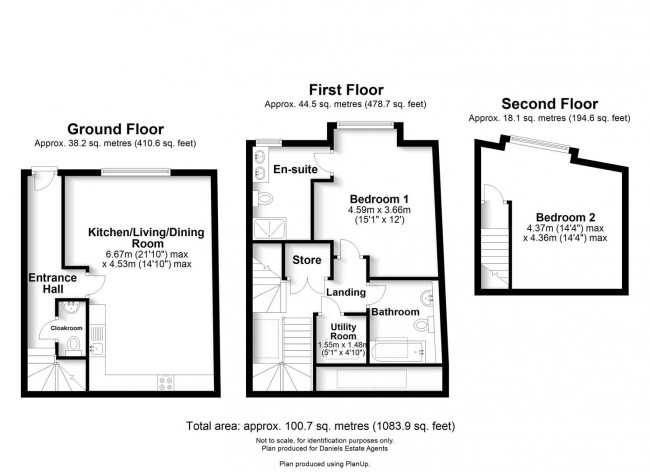 Floorplan for Hatfield Road, St. Albans