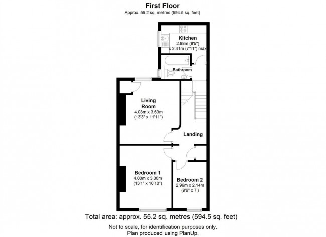 Floorplan for Alma Road, St Albans