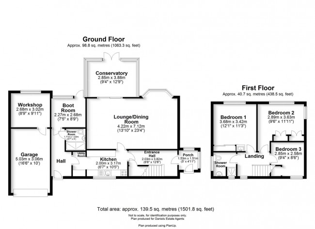 Floorplan for Stonelea Road, Hemel Hempstead