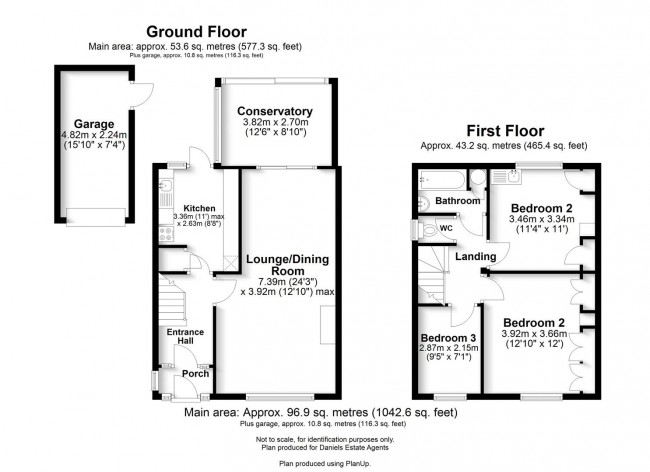 Floorplan for The Ridgeway, St. Albans