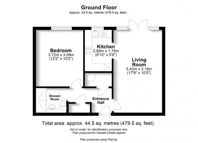 Floorplan for Marlborough Road, St. Albans