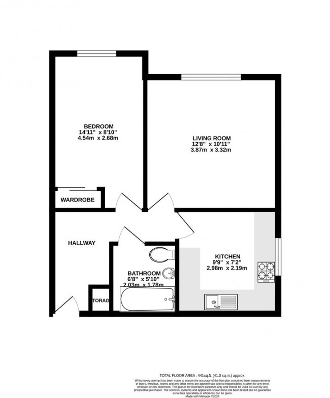 Floorplan for Beaconsfield Road, St. Albans