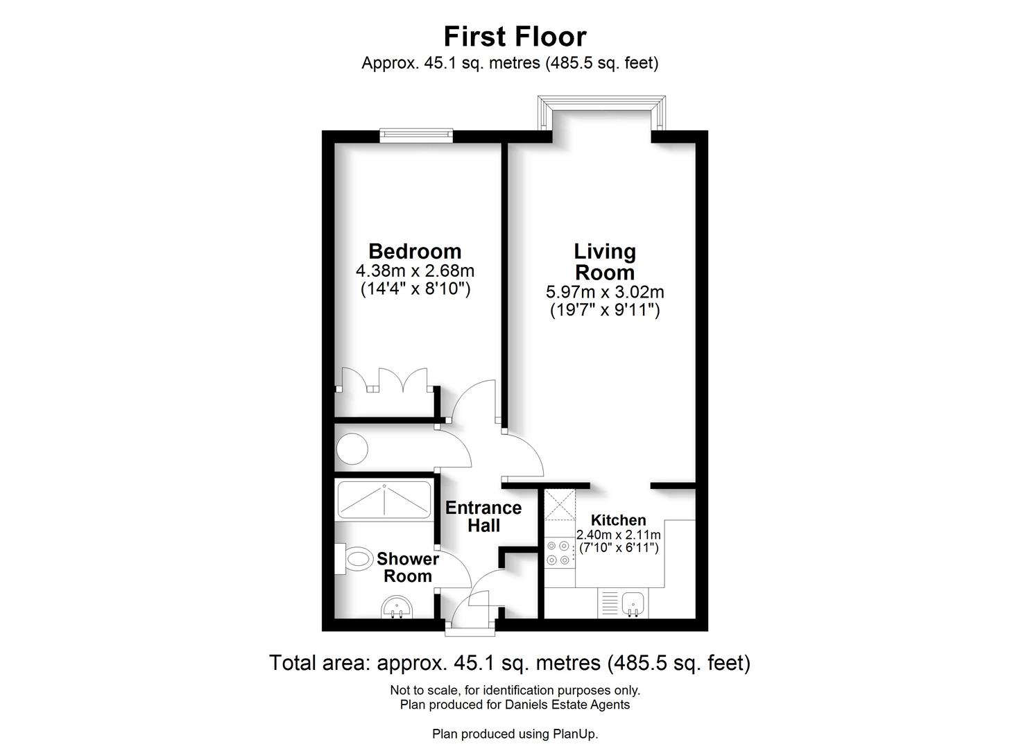 Floorplan for Marlborough Road, St. Albans