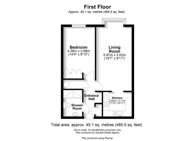 Floorplan for Marlborough Road, St. Albans