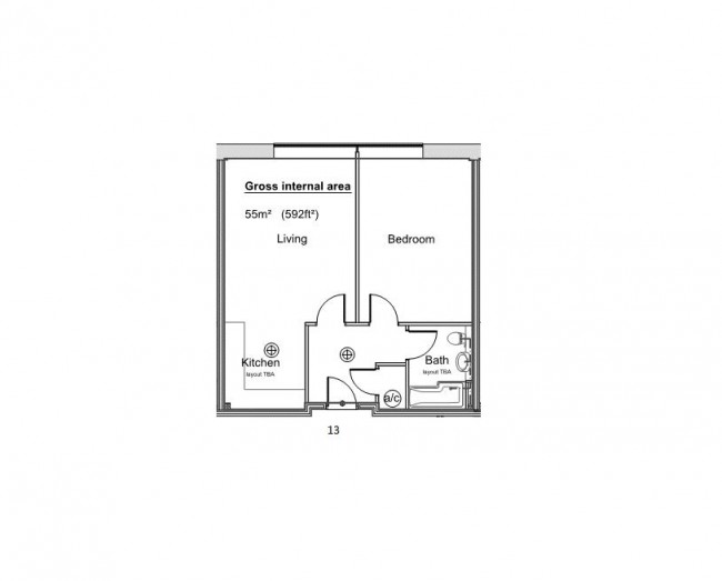 Floorplan for Porters House, Porters Wood, St Albans