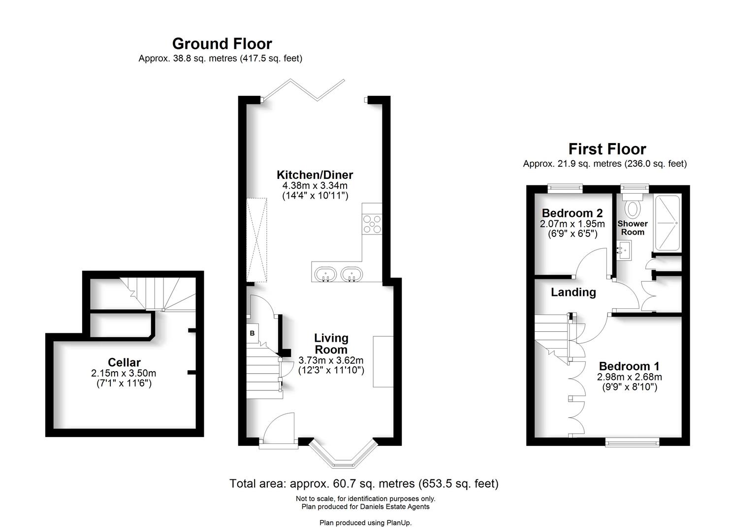 Floorplan for Old London Road, St. Albans