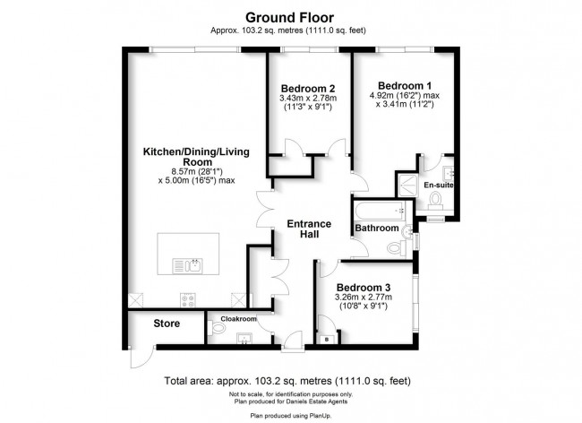 Floorplan for Old London Road, St Albans