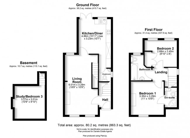 Floorplan for Temperance Street, St. Albans