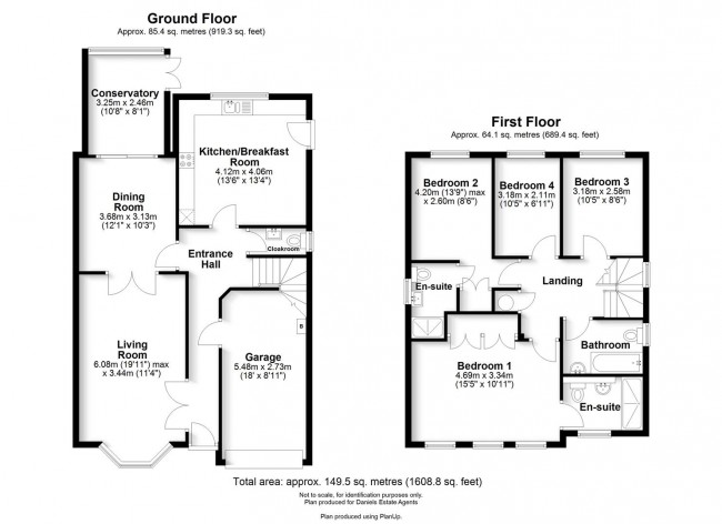 Floorplan for Marconi Way, St. Albans