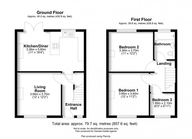 Floorplan for Napsbury Avenue, London Colney, St. Albans