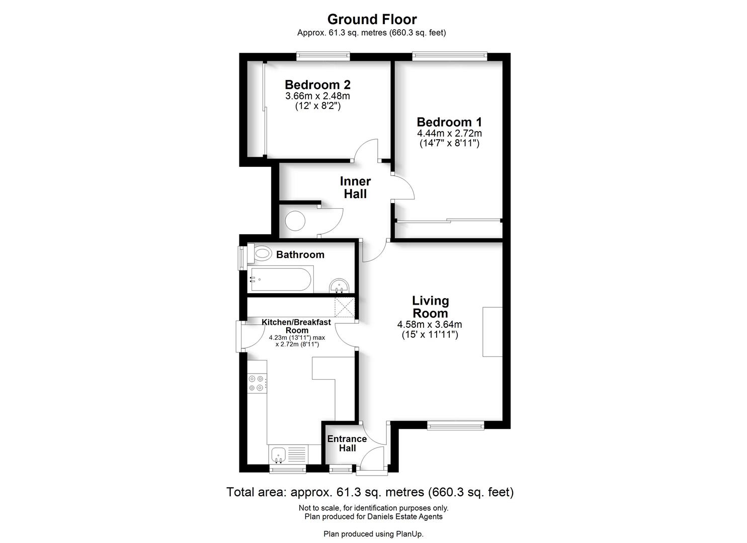 Floorplan for Cuckmans Drive Chiswell Green St Albans Herts