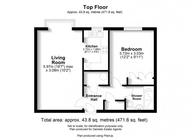 Floorplan for Marlborough Road, St. Albans