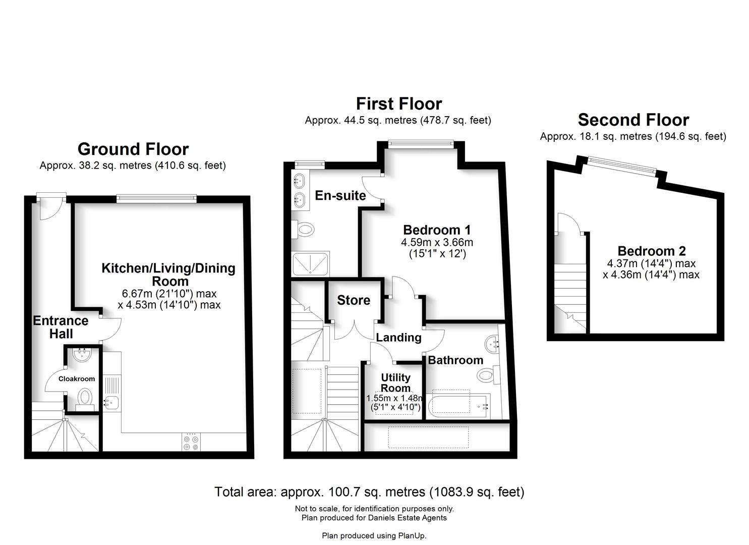 Floorplan for Hatfield Road, St. Albans