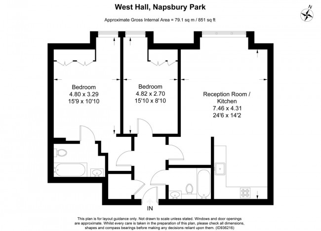 Floorplan for Beningfield Drive, London Colney, St. Albans