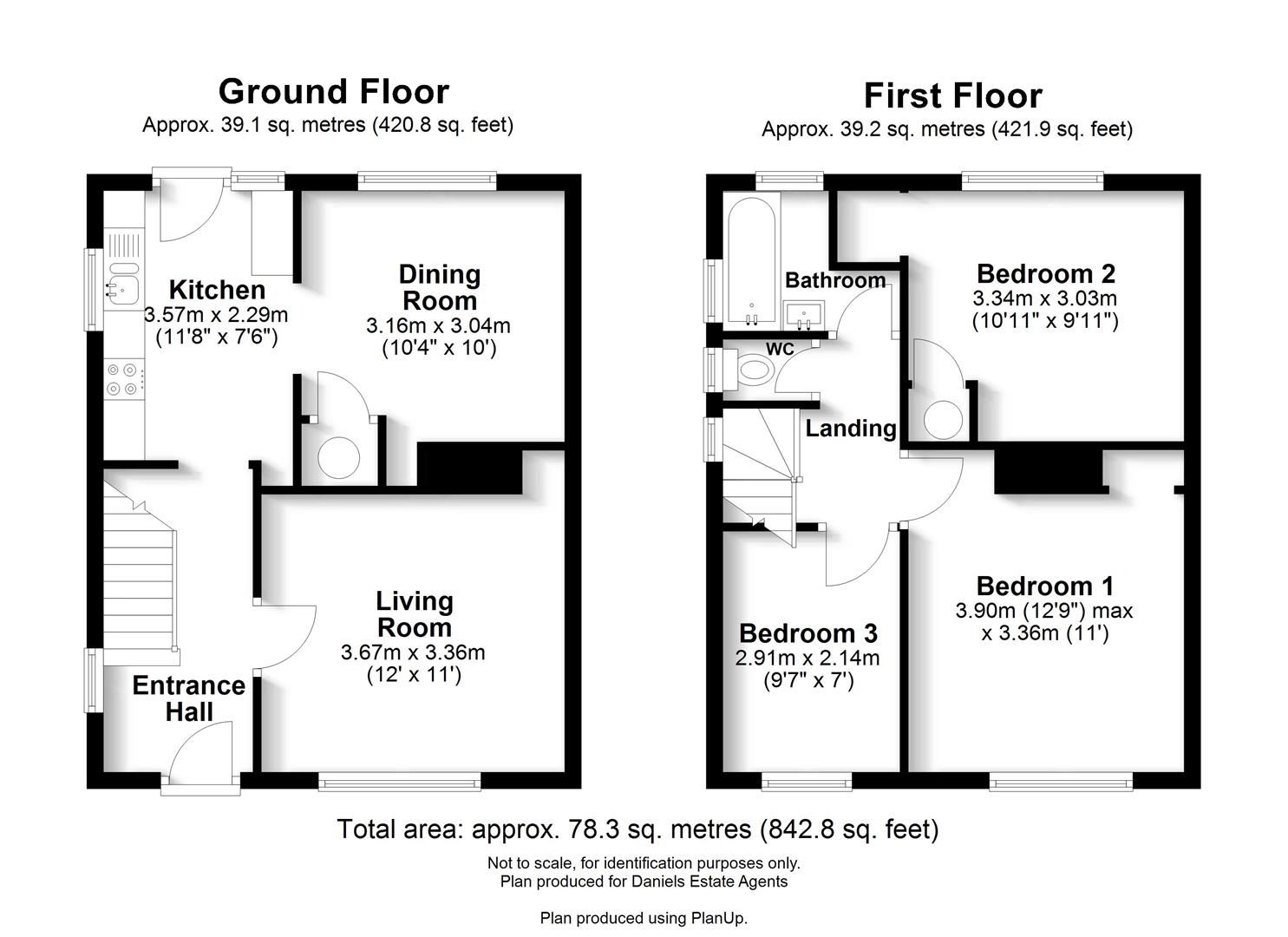 Floorplan for Cottonmill Lane, St. Albans