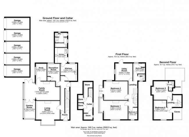 Floorplan for Ridgmont Road, St. Albans