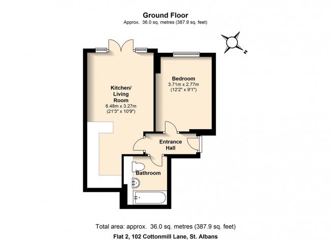 Floorplan for Cottonmill Lane, St Albans, Hertfordshire