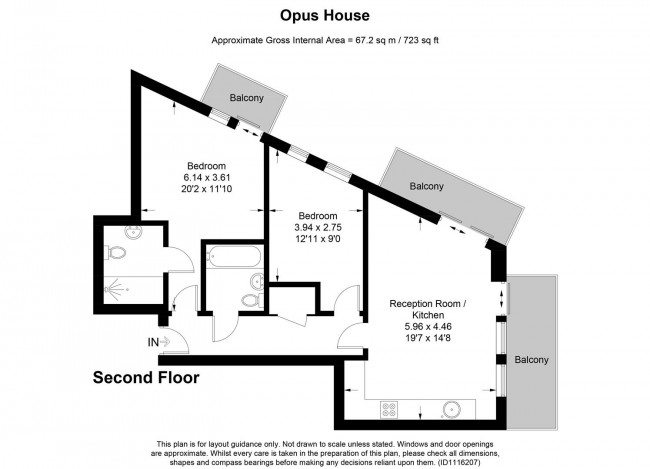 Floorplan for Charrington Place, St. Albans