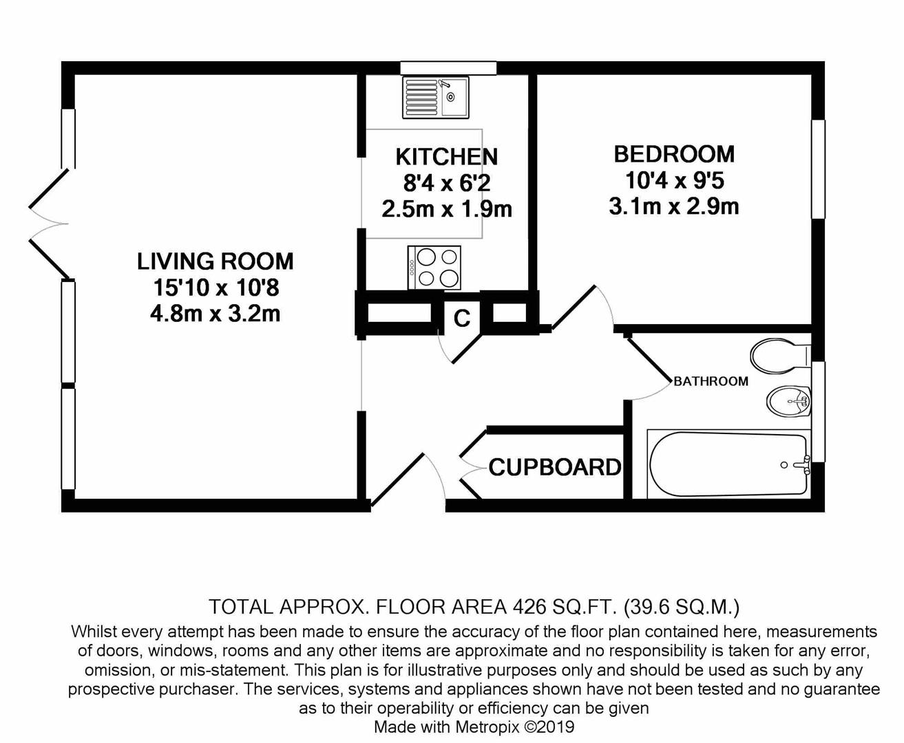 Floorplan for Chalfont Place, St Albans