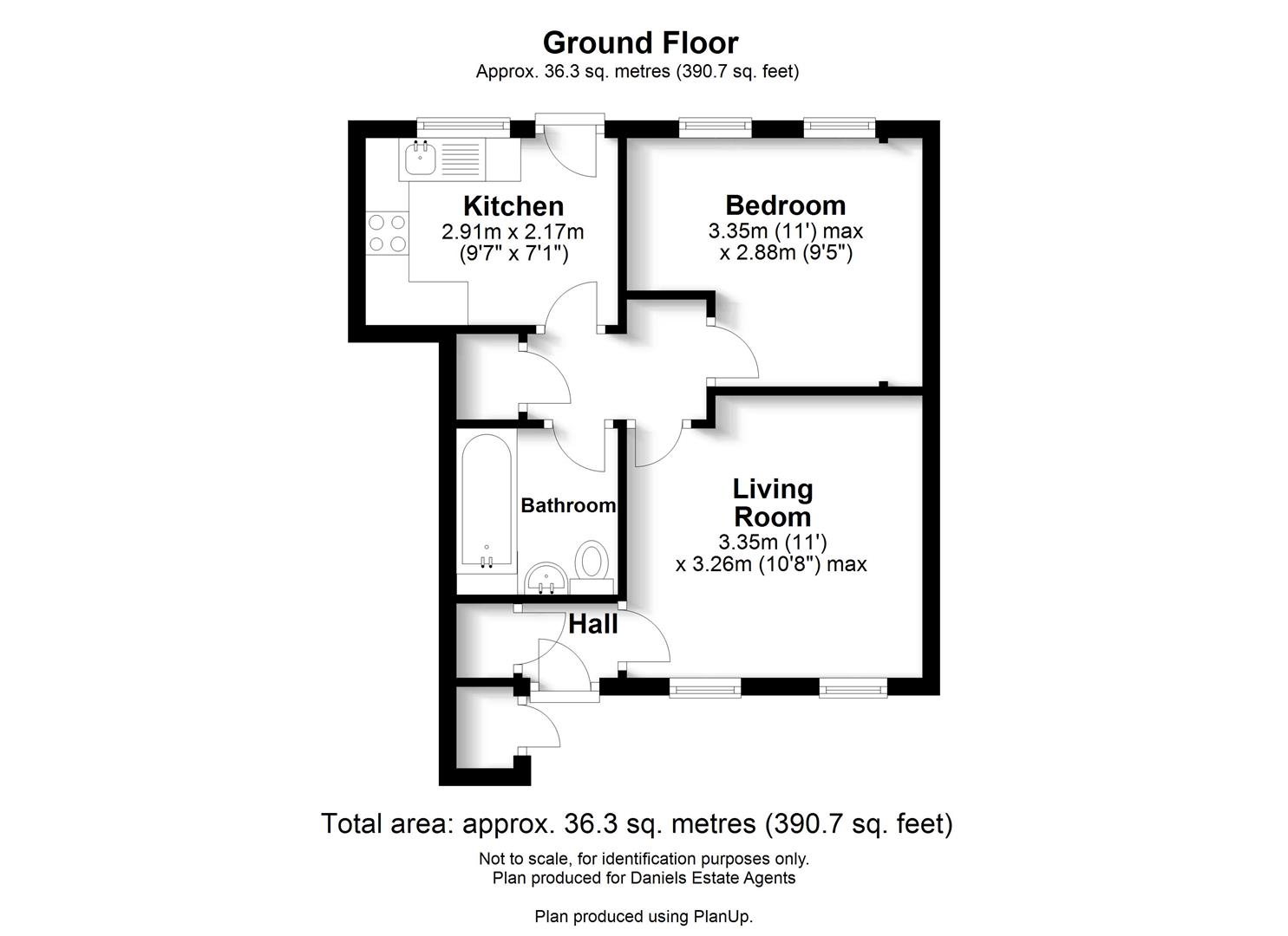 Floorplan for Ridgmont Road, St. Albans, Hertfordshire