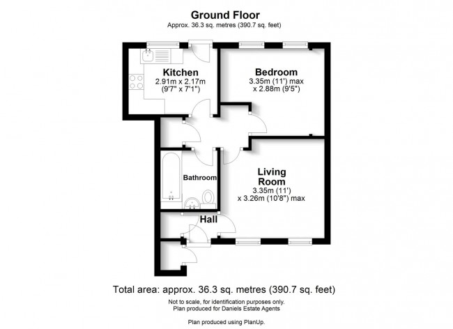 Floorplan for Ridgmont Road, St. Albans, Hertfordshire