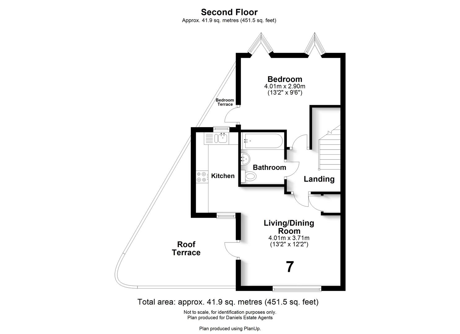 Floorplan for Montague Close, Hatfield Road, St. Albans