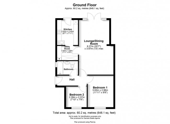 Floorplan for Harvey Road, London Colney, St. Albans