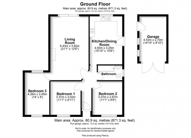 Floorplan for The Crescent, Bricket Wood, St. Albans