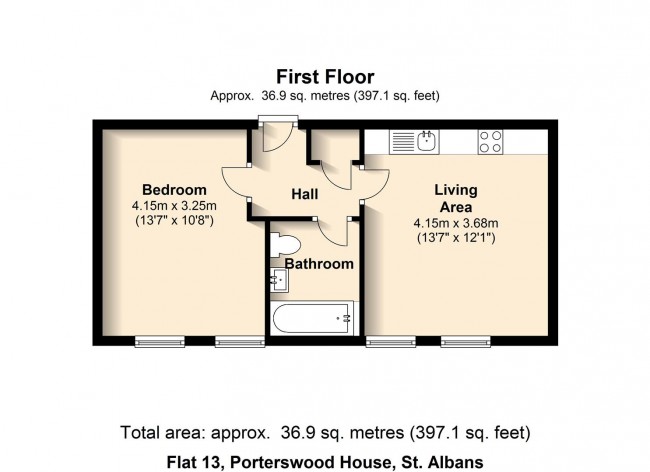 Floorplan for Porters Wood, St Albans, Hertfordshire