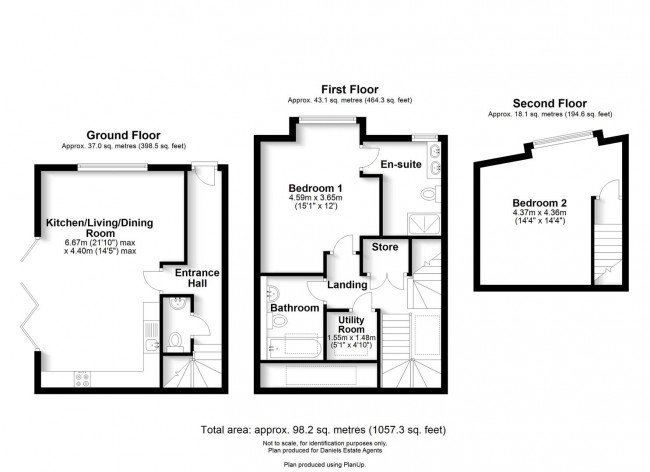 Floorplan for Hatfield Road, St. Albans