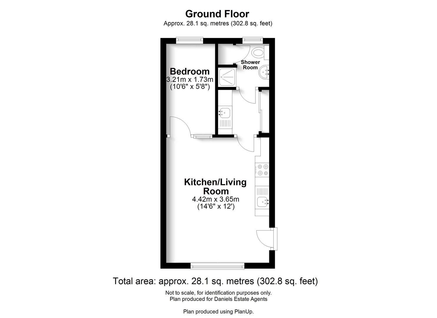 Floorplan for College Road, St. Albans